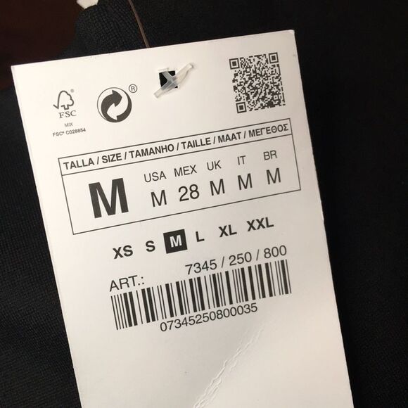 Zara Side Stripe Legging Sz M - Picture 2 of 5